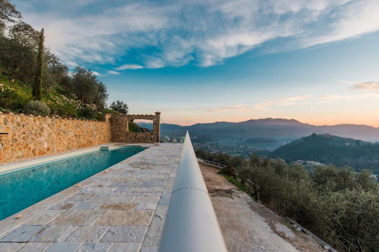 Charming Farmhouse In The Hills, Private Pool, Sea View, Dream Panorama Camaiore Exterior foto