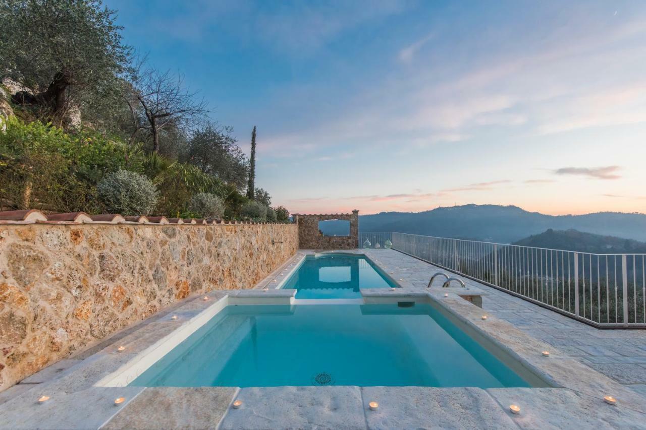 Charming Farmhouse In The Hills, Private Pool, Sea View, Dream Panorama Camaiore Exterior foto