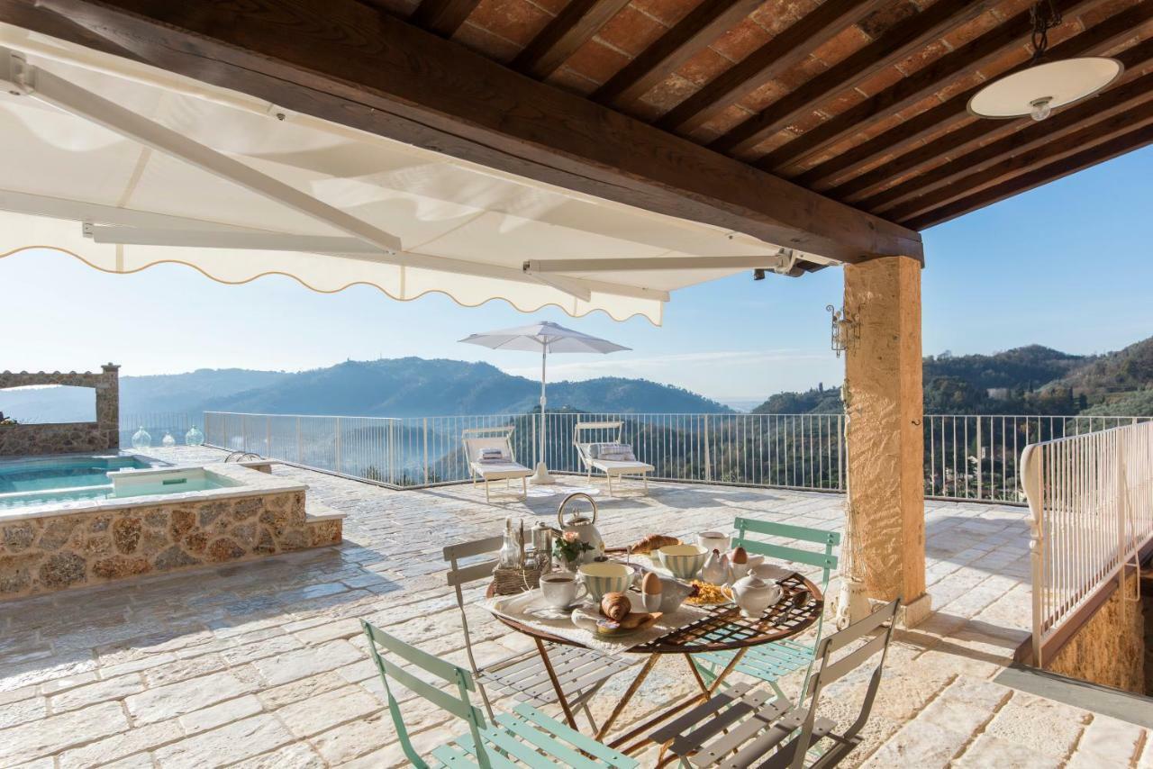 Charming Farmhouse In The Hills, Private Pool, Sea View, Dream Panorama Camaiore Exterior foto