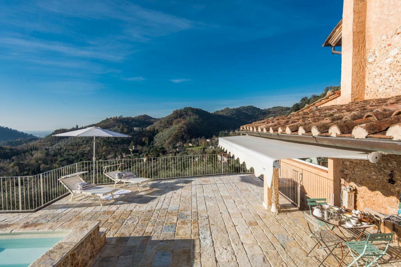 Charming Farmhouse In The Hills, Private Pool, Sea View, Dream Panorama Camaiore Exterior foto